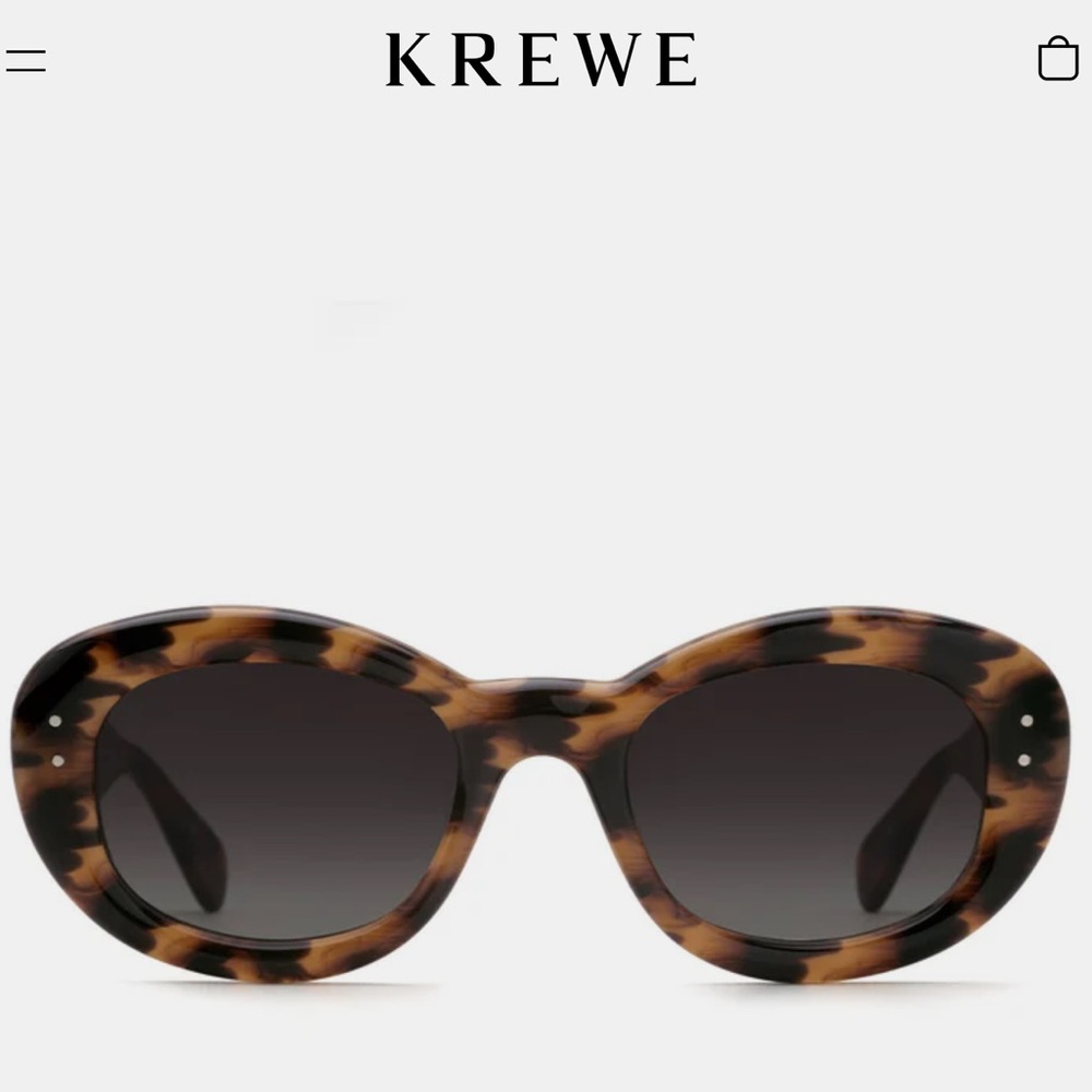 KREWE Margaret Tortoise Shell Sunglasses